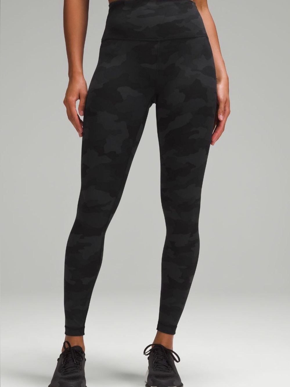Lululemon Wunder Train leggings 28in *Black Camo size 6